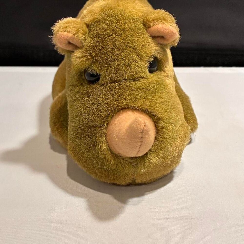Unbranded Brown and Green Stuffed- Rhino
